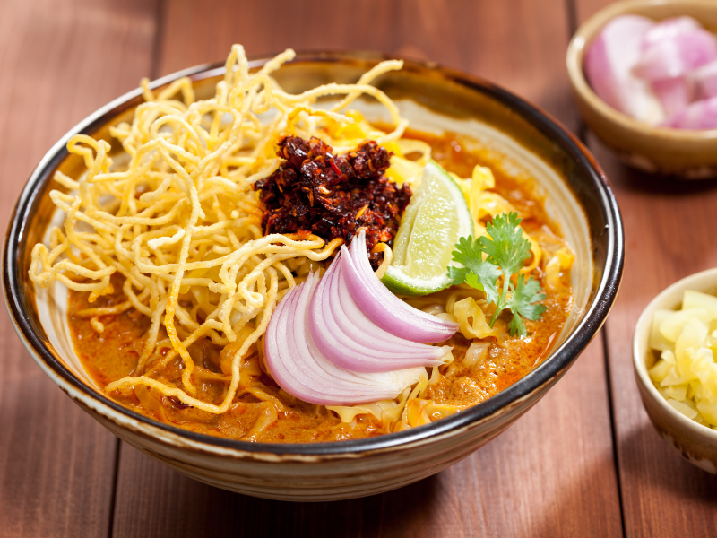 Khao Soi is one of the Thai foods you can’t get in America