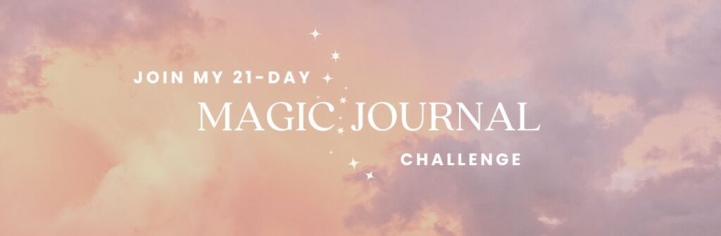 21-day magic journal challenge