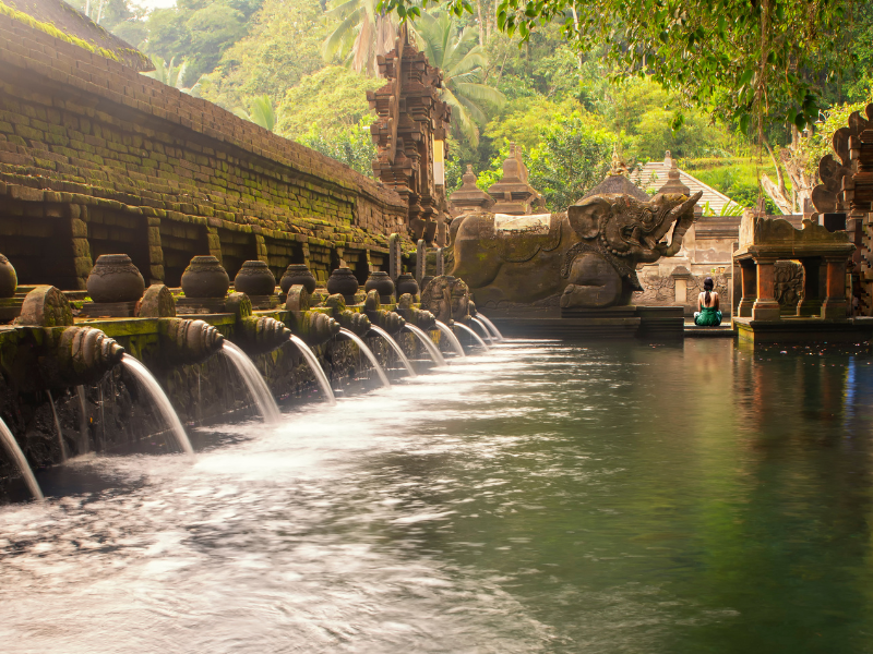 Balinese Water Ceremony is a "must try" things to do in Ubud