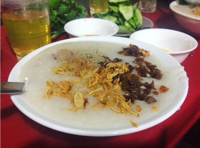 Congee is considered one of Hanoi's street food