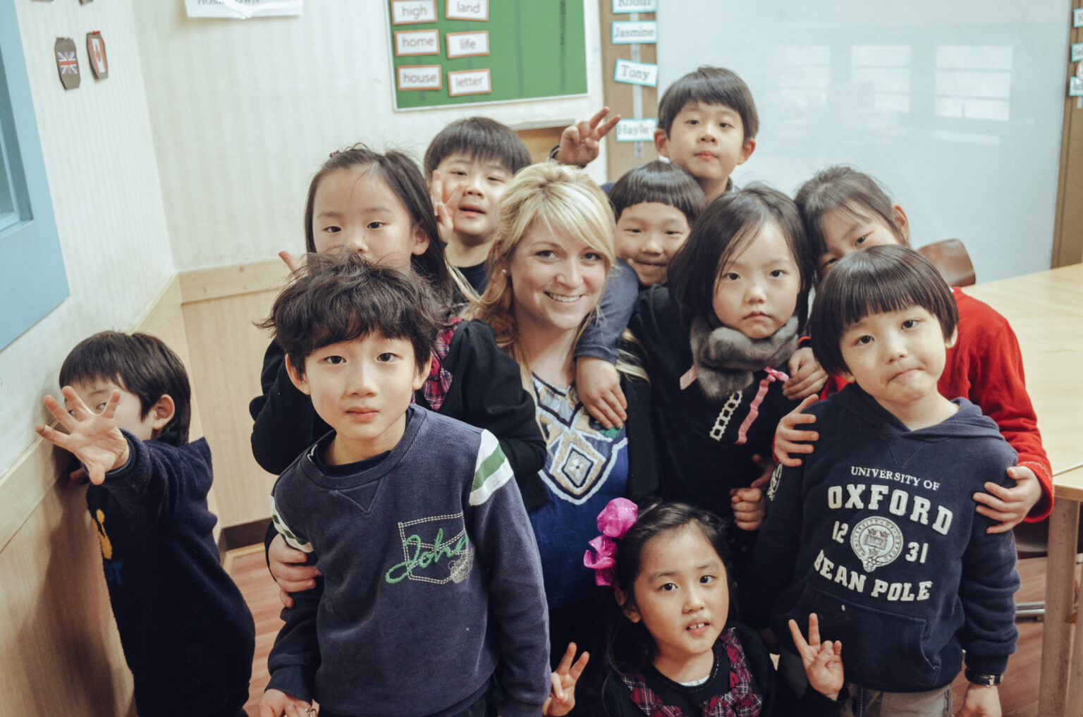 alexa with kids in South Korea as an ESL teacher