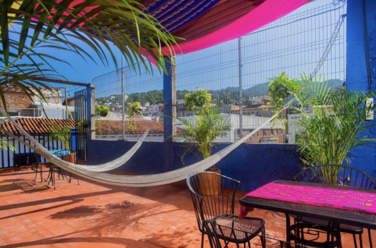 Rooftop to relax in at Casa Maria Malecon