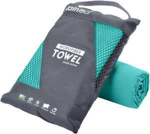 microfiber towel is a camping must-have