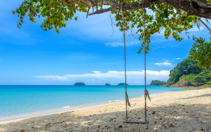 Try relaxing on the beach in Koh Chang after scuba diving.