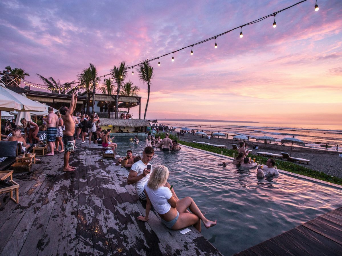 The Lawn Beach Club in Canggu, Bali